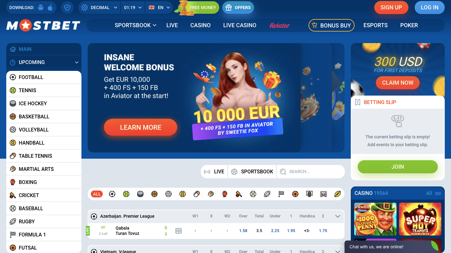 Mostbet.com Review